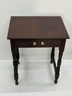 Work Stand  Table  Nightstand  Neoclassical Regency  Drawer  Mahogany  C1810 29t
