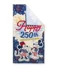 Disney Mickey And Minnie Mouse Happy 250th Beach Towel America 250 2026 Nwt