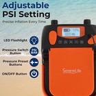 Serenelife 16psi Sup Electric Pump  12v Dc  Digital Display  Deflation Mode