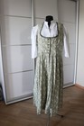 Green Floral Dirndl Dress Size 48  Alpwiesen Trachten Dress  Sage Green Bavarian
