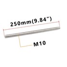 Feelers 304 Stainless Steel M10-1 5 Fully All Threaded Rod  Long Threaded Scr   