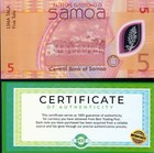Samoa - 5 Talas 2023 Polymer Banknote Uncirculated Coa Money Currency