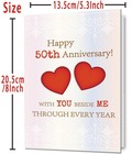 50th Anniversary Card Gifts For Couple Husband Wife   Funny 50 Years Wedding    