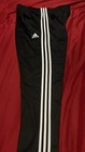 Adidas Athletic Pants  with White Stripes  Black - Boys  18-20 