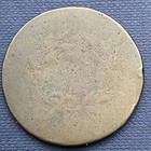 1797 Draped Bust Large Cent S-121b Gripped Edge 1c Circulated  44348