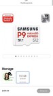 Original Samsung P9 Express 512gb Microsdxc Card Nintendo Switch Ssd Opened Box