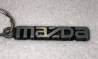 Mazda Vintage Pewter Keychain Fob By Lawrence Stanley Jewelers 1980 s Exclusive