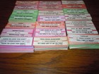 1000  Jukebox Title Strips Lot 17-rock  Country  Disco  Pop Mostly 1970s - 80s