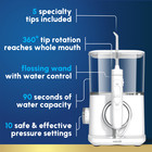 Waterpik Evolution Water Flosser With 10 Settings  5 Tips  Ada Accepted  White