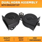 Dual Horn Assembly With Bracket Compatible With Ford 2005-2014 F250 F350 F450