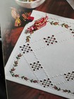 Swedish Svartafaret Vtge Hardanger Small Table Topper Kit 5048