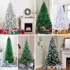 4ft 5f 6ft 7ft Artificial Christmas Tree With Metal Stand Bushy Pine Xmas Decor