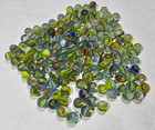 140 Assorted Almost Peewee Glass Marbles  515- 544