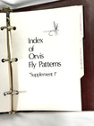 Index Of Orvis Fly Patterns By John Harder Binder W Supplements 1 2 Illustrated