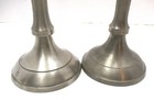 3 Vintage Bombay Co Brushed Pewter 12    13 75  Weighted Candlesticks For Tapers