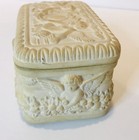 Italian Cupid Trinket Box Cherub Angel 4 5 8    X 3 25    Tommasina   s Italy Euc