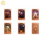 5pcs 1oz Halloween Copper Bar Pumpkin King Black Cat Vampire Candy Ghost Gift