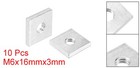 Square Nuts M6x16mmx3mm Zinc-plated Metric Coarse Thread Assortment Kit 10pcs