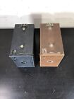 Lot Of 2 Eastman Kodak Brownie Camera Number 2 A Vintage  Model C Brown   Black