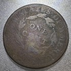 1809 Large Cent Counterstamped