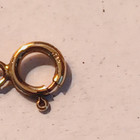 14k Solid Yellow Gold 0 9mm Rope Chain Extender With 5mm Spring Ring 1 5 