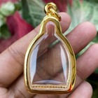 Amulet Pendant  Empty Frame  Cast Coin Of The Tycoon  Thai Gem Pendant