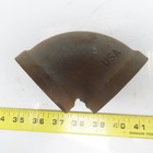 2  X 2  Npt Class 150 Malleable Iron 90   Elbow Black Pipe Fitting Lot Of 4 Usa
