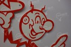 Reddy Kilowatt Holding Electric Tower Die Cut Heavy Sign Electrician Gift  