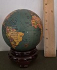 Vintage Miniature Globe Sphere 4    Lightweight World Map