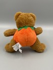 8    Brown Teddy Bear In Pumpkin Outfit Plush Stuffed Animal Dream Kids