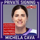 Michela Cava Autographed Minnesota Frost 8x10 Photo Pwhl Beckett