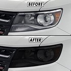 Slickmod  Precut Vinyl Smoke Tint For 1  Headlight   Foglight 20  Dark Smoke