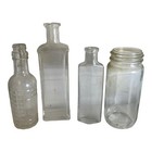 Vtg Antique Bottle Lot 11 Apothecary Humphreys Homeopathic Sauers Extract Fischs