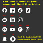 Custom Personalized Social Media Vinyl Decal Sticker Any Text Name Lettering