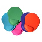 Pc Mousepad Ergonomic Comfortable  Mat With Wrist Rest Support Non Slip Blue