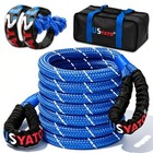 Kinetic Recovery Rope Kit 8 5 Ton  18 666lbs  Working Load 1 26  X 30ft Blue
