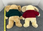 Mty International Holiday Christmas Bear Plush Lot 11  Stuffed Animal Vintage