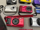 Large Camera Lot Extras Olympus Canon Sony Polaroid Apple - Please Read   