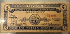 Exc Cond  1938 Framed Wooden Nickel 150th Anniversary Year-marietta Ohio 54109