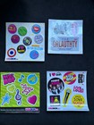 Kidz Bop  Youth Stickers   Lot Of 4   Sheets  Fun And Vibrant Designs