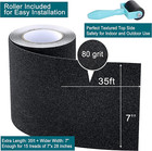 Anti Slip Traction Tape With Roller  7 X 35 Ft  waterproof Anti Skid Grit Roll