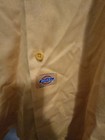 Yellow Dickies Work Wear Shirt Size Xxl Short Sleeve  197