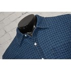 J Crew Flannel Dress Shirt Button Up Mens Size Large Blue Plaids Cotton