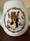 Little Bear Tea Set Cups Saucers Maurice Sendak Ceramic Schyiling Basket Vtg Toy