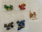 New Custom Lego Ninjago Minifigures Set Cole Lloyd Kai Jay With Golden Weapons