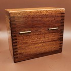 Vintage Hilger   Watts Wooden Instrument Case Box Dovetail Brass Galvanometer Uk