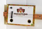 Cigar Box Guitar  3 String  Metal Frets  Piezo Sound Pu  Installed  see Desc 