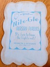Vintage 1950s Nite-glo Nursery Plaques Glow-in-the-dark Cottage   Moon