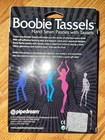 Pipedream Red Self-adhesive Sequin Nipple Covers Pasties W  Tassels Os Burlesque