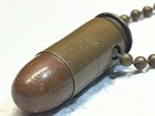 45 Ac Bullet Key Ring Military Wra Co Winchester Wwii Trench Art Decommissioned